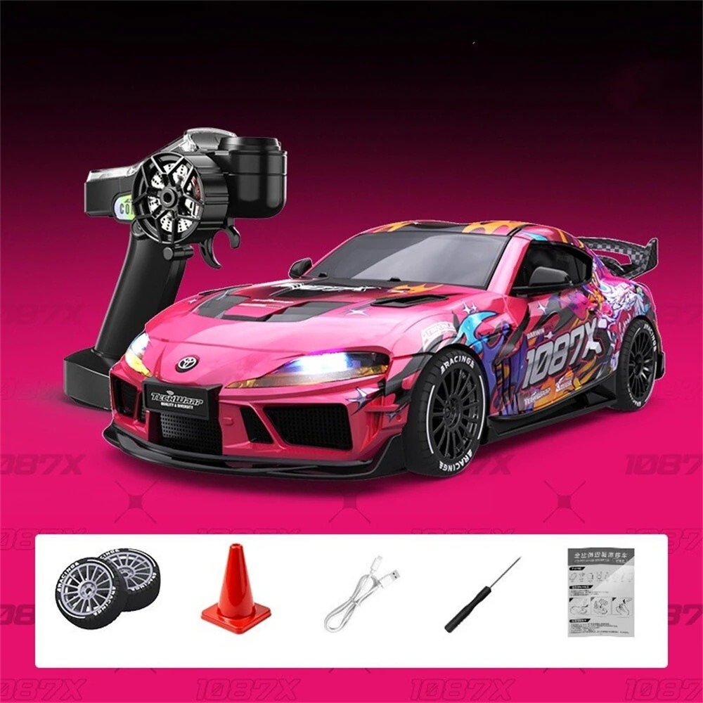 Absima Toyota Supra 1:43 4WD Drift Car RTR – Pink 7 1-43-4WD-Drift-Race-Car-SUPRA-RTR-1087X-pink-10041-b-7