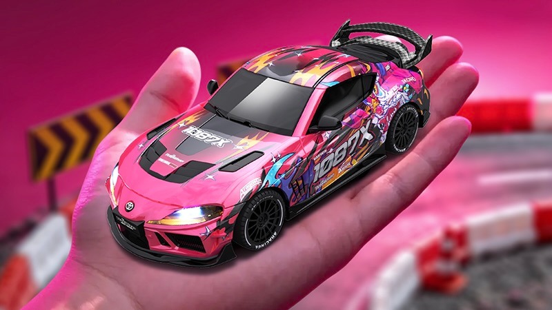 Absima Toyota Supra 1:43 4WD Drift Car RTR – Pink 4 absima-toyota-supra-1-43-4wd-drift-car-rtr-pink-10041-4