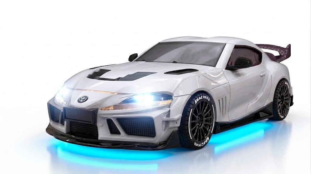 Absima Toyota Supra 1:43 4WD Drift Car RTR – White 1 absima-toyota-supra-1-43-4wd-drift-car-rtr-white-10043-1