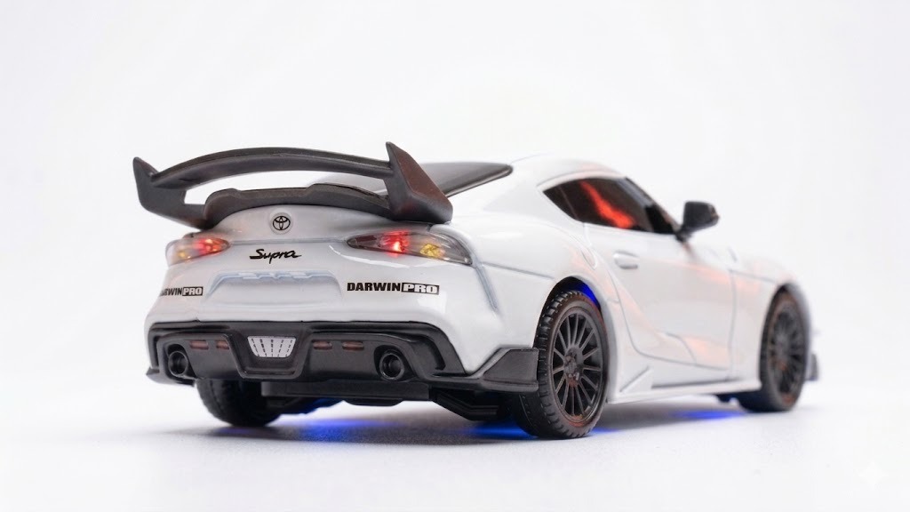 Absima Toyota Supra 1:43 4WD Drift Car RTR – White 2 absima-toyota-supra-1-43-4wd-drift-car-rtr-white-10043-2