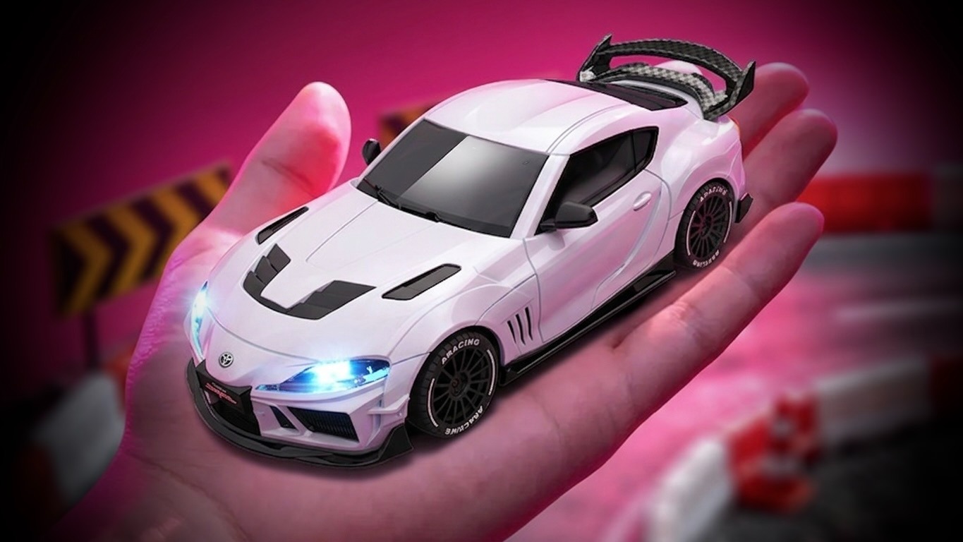 Absima Toyota Supra 1:43 4WD Drift Car RTR – White 4 absima-toyota-supra-1-43-4wd-drift-car-rtr-white-10043-4