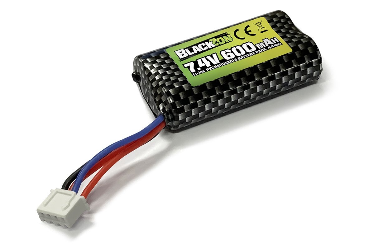 BlackZon 600mAh 7.4V Li-Ion Battery - 540337 1 blackzon-600mah-74v-li-ion-battery-540337