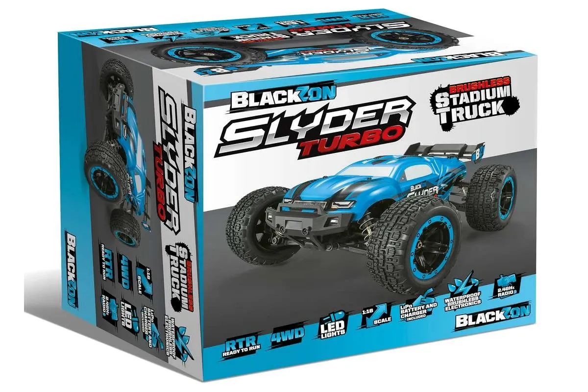 BLACKZON Slyder ST Turbo 1/16 4WD 2S Brushless - Sinine 2 blackzon-slyder-st-turbo-1-16-4wd-2s-brushless-blue-2