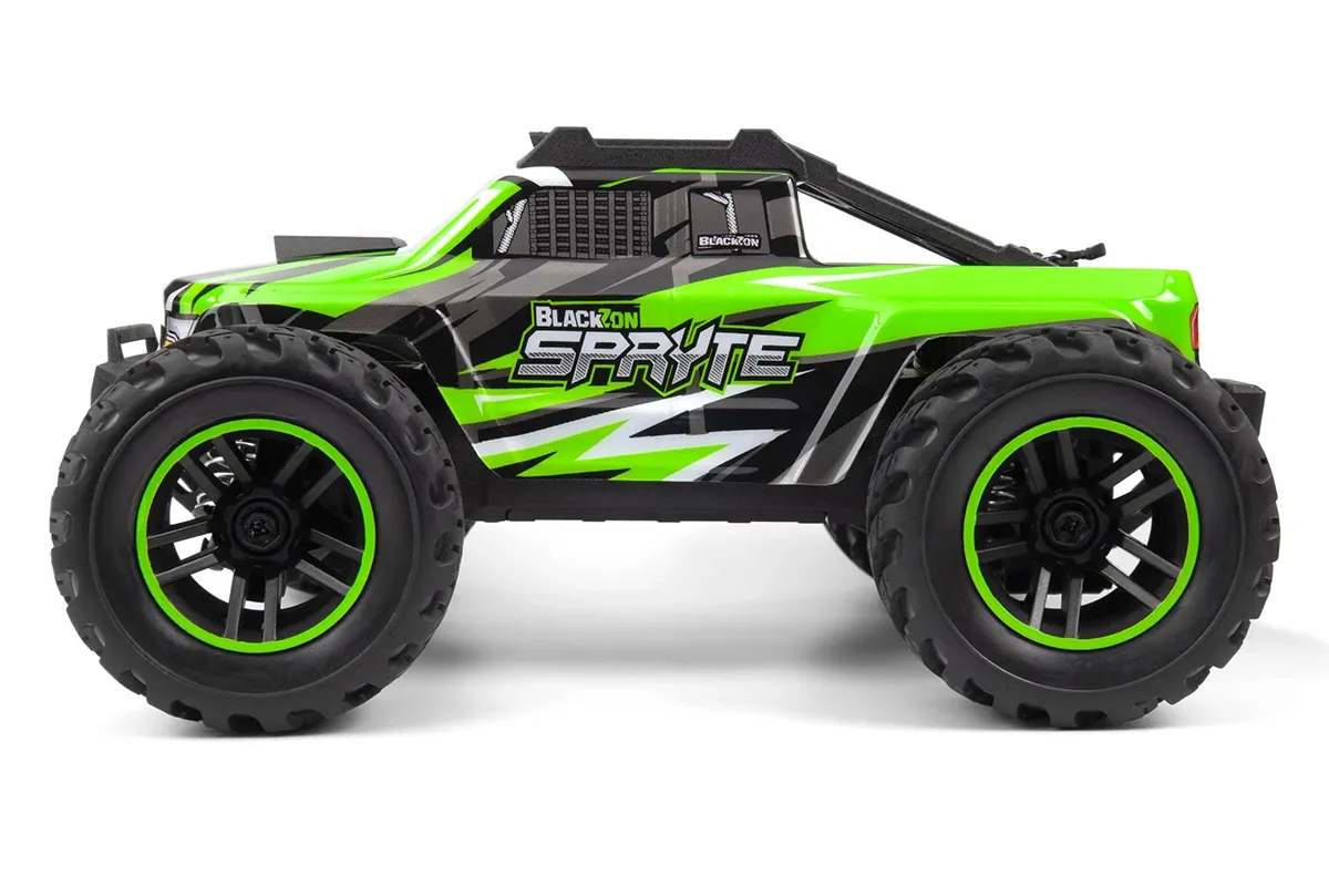 BLACKZON Spryte MT 1/20 4WD Electric Monster Truck - Roheline 3 blackzon-spryte-mt-1-20-4wd-electric-monster-truck-green-3