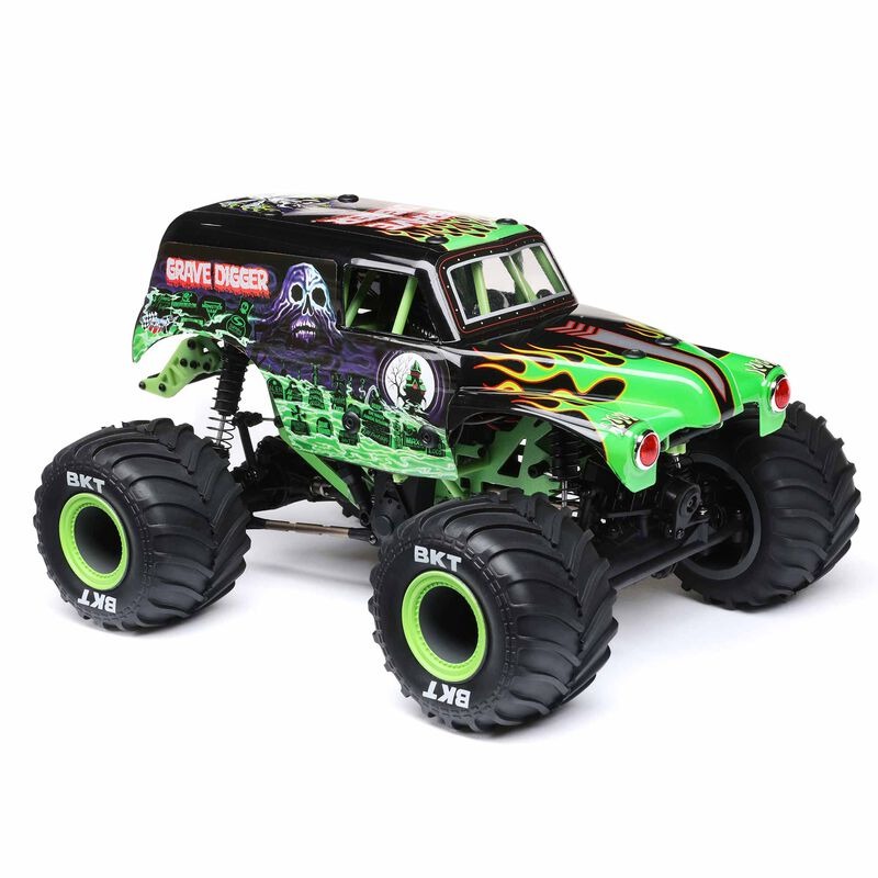 Losi 1:18 4x4 Monster Truck RTR Brushed - Grave Digger 3 losi-mini-lmt-grave-digger-3