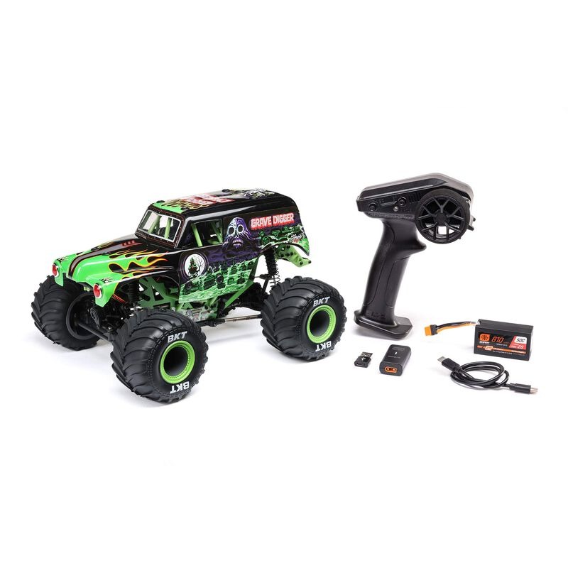 Losi 1:18 4x4 Monster Truck RTR Brushed - Grave Digger 6 losi-mini-lmt-grave-digger-6
