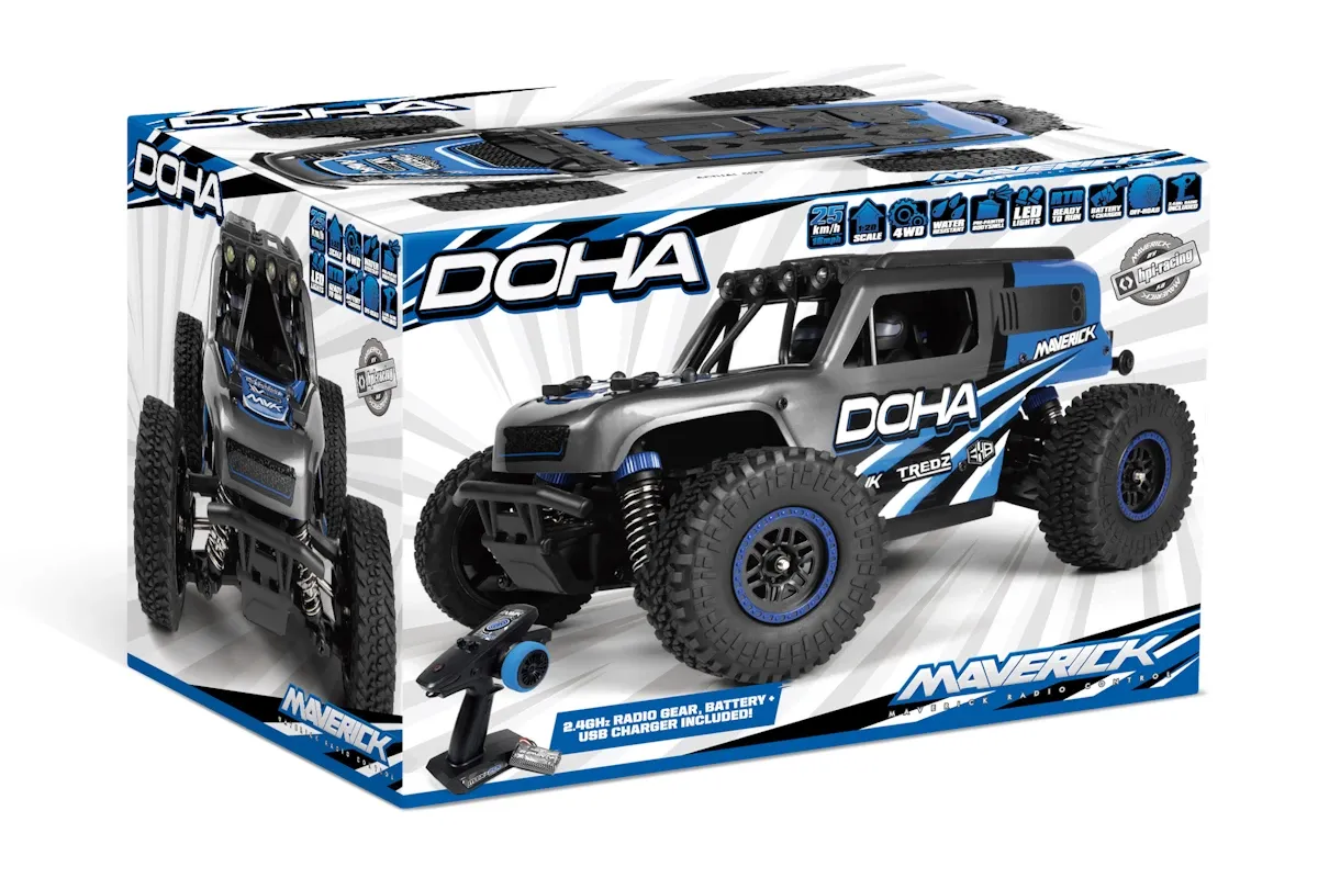 Maverick RC Maverick Doha 1/20 4WD Electric Truck - Sinine 2 maverick-rc-maverick-doha-1-20-4wd-electric-truck-blue-2