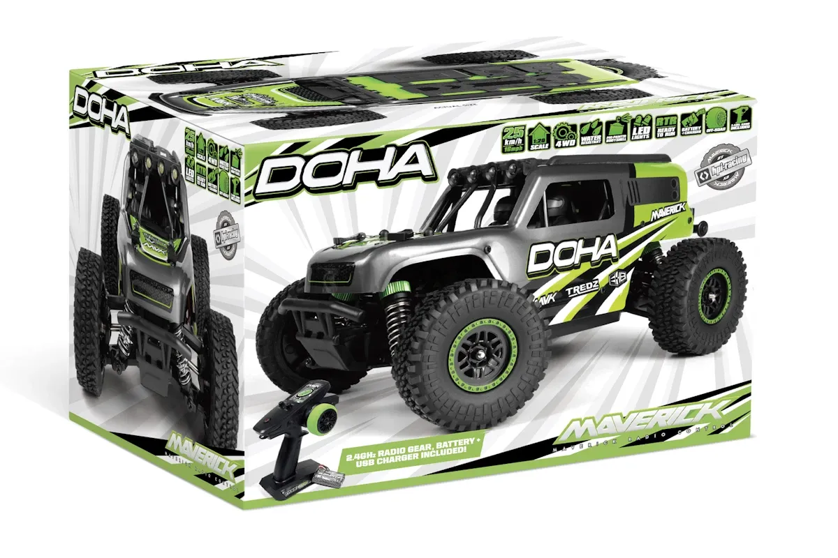 Maverick RC Maverick Doha 1/20 4WD Electric Truck - Roheline 8 maverick-rc-maverick-doha-1-20-4wd-electric-truck-green-8