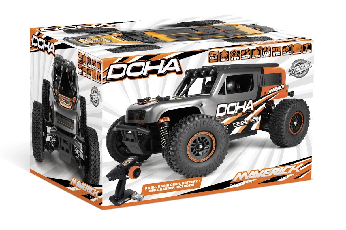 Maverick RC Maverick Doha 1/20 4WD Electric Truck - Orange 2 maverick-rc-maverick-doha-1-20-4wd-electric-truck-orange-2