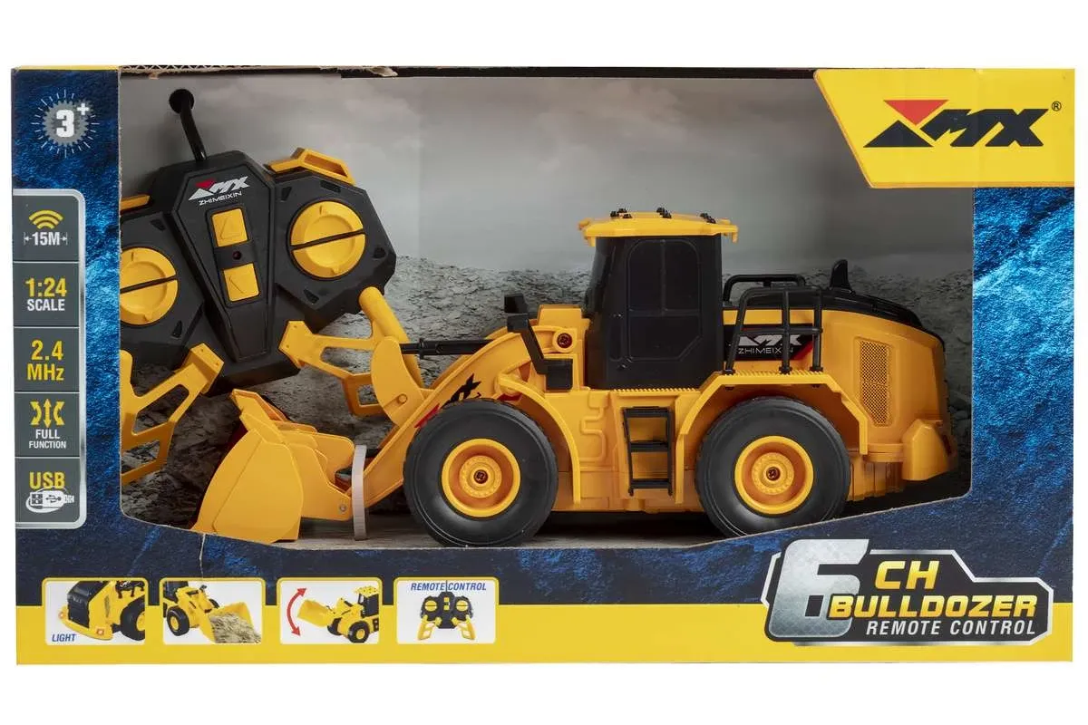 MX R/C Constructions 1:24 RC Bulldozer 2.4GHz 6CH 2 mx-r-c-constructions-1-24-rc-bulldozer-2-4ghz-6ch-2